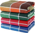 Bright Large Kitchen Towels, 16 Inch x 26 Inch Buffalo Check Dish Towels by Unknown