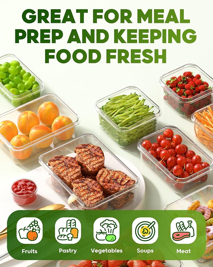 KEMETHY 70 PCS Food Storage Containers - Image 6