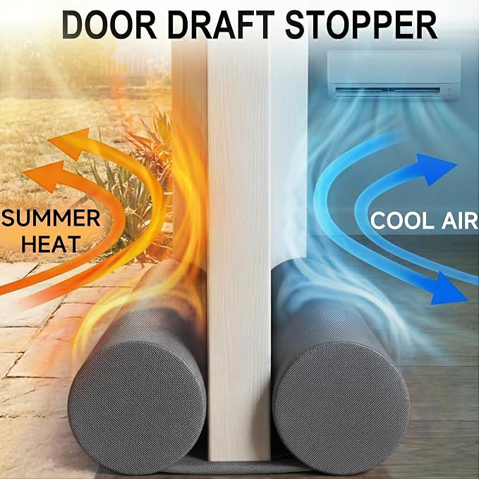 MAXTID Under Door Draft Stopper 32, 38 Inches, Sweep Insulation | Door Sweep - Image 2