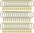 Lansian 44 Pack Curtain Rings by Lansian