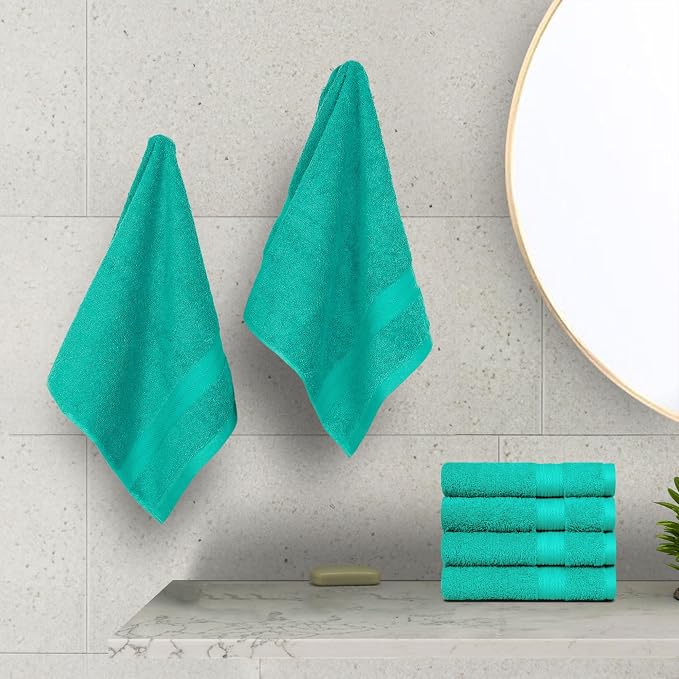 Amazon Basics Fade-Resistant 100% Cotton Hand Towels - Image 6