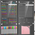 Acrylic Magnetic Chore Chart for Kids,Chores Chart for Fridge Refrigerator,Dry Erase Behavior Chore Chart for Multiple Kids,Reward Chart for Multiple Kids Teens Adults Family,8"x12" (White-2 Pack)