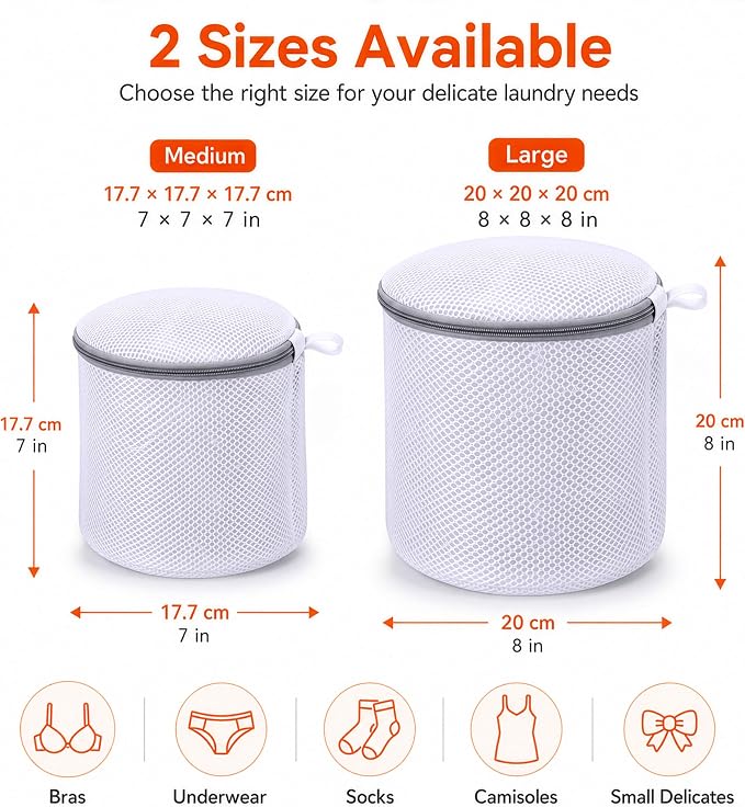 Kimmama Bra Washing Bag for Laundry, Lingerie Bag for Washing Delicates - Image 5