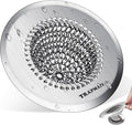 TRAPMATE Shower Drain Hair Catcher, 4.4" Anti-Clogging Bathtub Drain Cover | by TRAPMATE