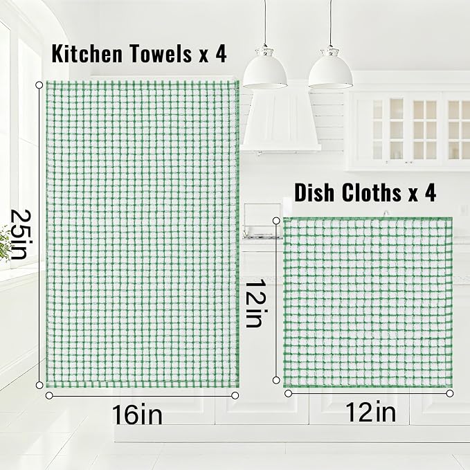 Homaxy Kitchen Towels and Dishcloths Set - Image 3