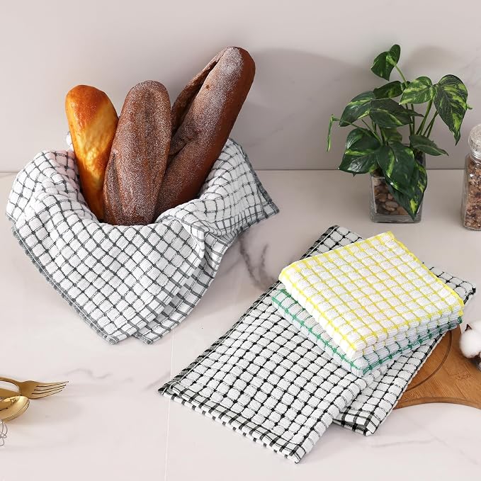Homaxy Kitchen Towels and Dishcloths Set - Image 2