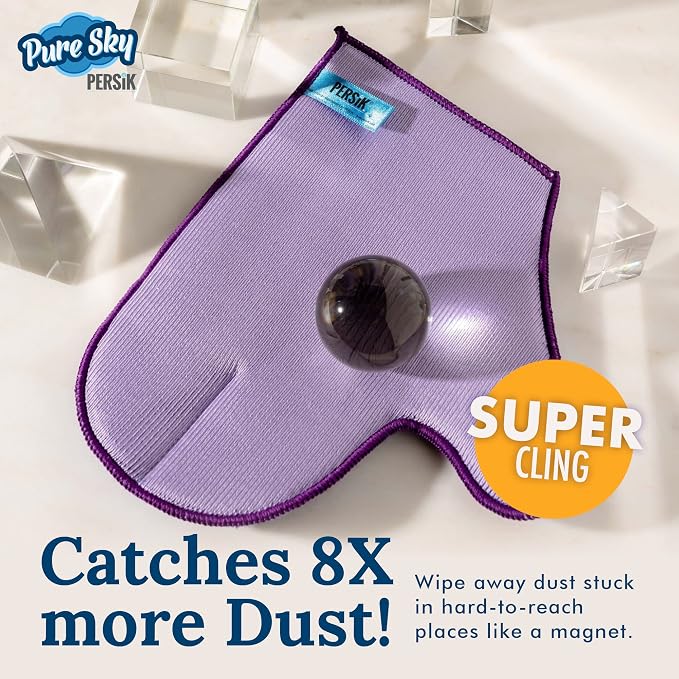 persik Pure-Sky Microfiber Glass Cleaning Glove - Image 7