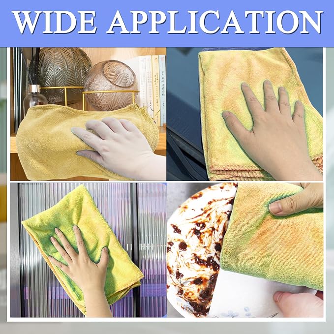 9 Pcs Extra Large Microfiber Cleaning Cloth, Microfiber Towels - Image 5
