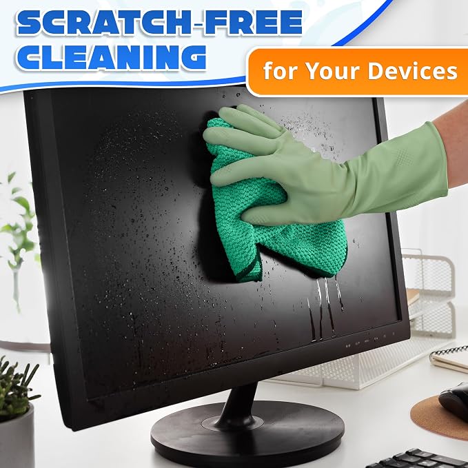 VIKROM 5 Pcs Thick Microfiber Cleaning Cloth 600 GSM, Double Sided Towels - Image 7
