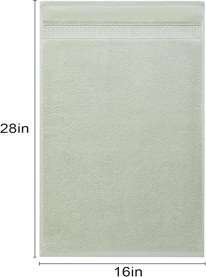 6 Pack Hand Towel Set, 16 by 28 inches, 100% Cotton Ultra Soft and Highly - Image 2