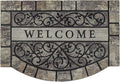 Thick Welcome Mats Outdoor, 24 * 36" Large Front Door Mat Entrance, Durable Welcome Mat for Front Door, Heavy Duty No Slip Rubber Outdoor Mats for Home Entrance