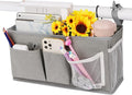 Bedside Caddy, Bedside Storage Bag Hanging Organizer by Loghot