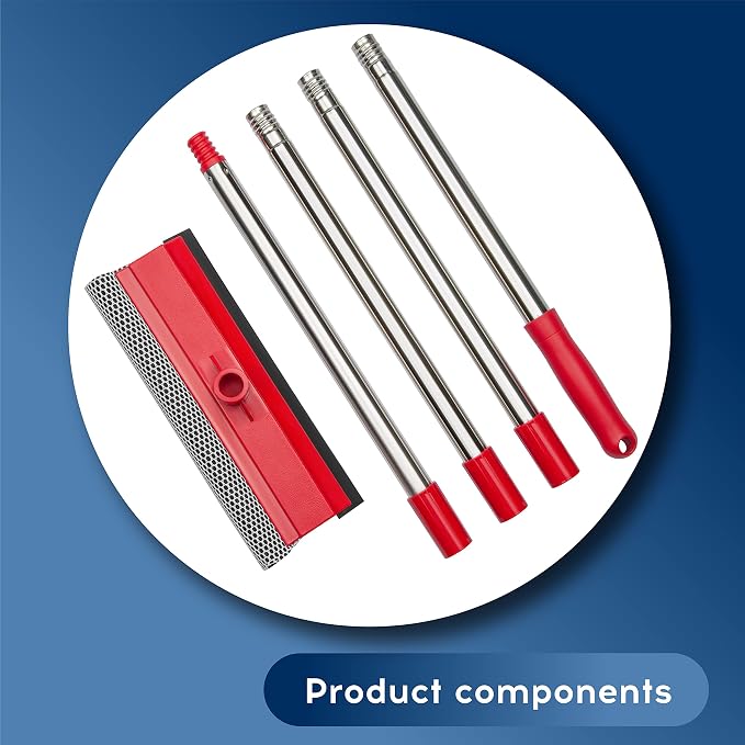 Window Squeegee, 2-in-1 Window Cleaner - Image 7