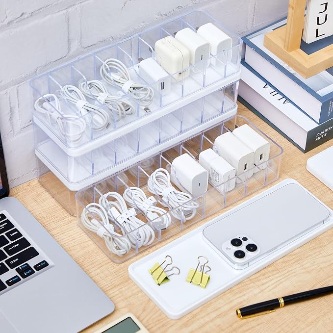Tatuo 6-Pack Cord Organizer Box - Image 6