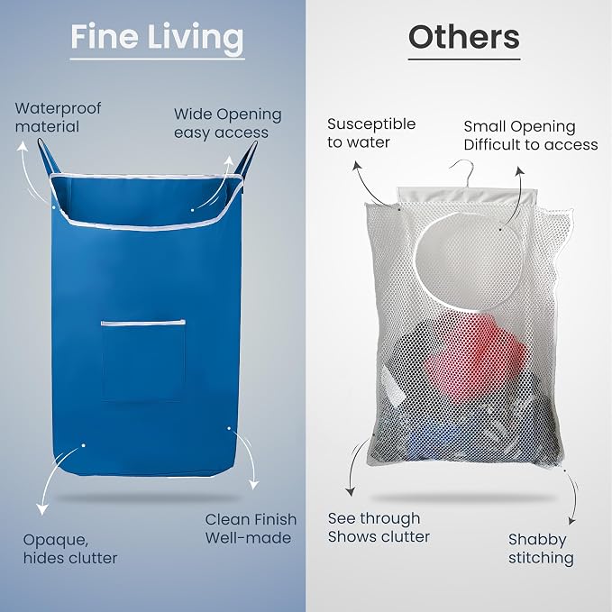 The Fine Living Co. X-Large Hanging Laundry Hamper - Image 6