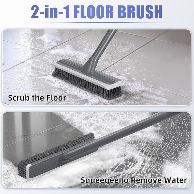 2 in 1 Floor Scrub Brush: Deck Brush - Image 2