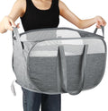 Collapsible Laundry Baskets, Tear Proof Pop Up Laundry Hamper by BATTOO