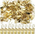 Teenitor 100 Pack Gold Curtain Clips Curtain Hooks, Stainless Steel Small Clips by PERFECTYOURBEAUTY