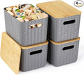 Ohmlove 4 Pack Storage Bins by OHMLOVE