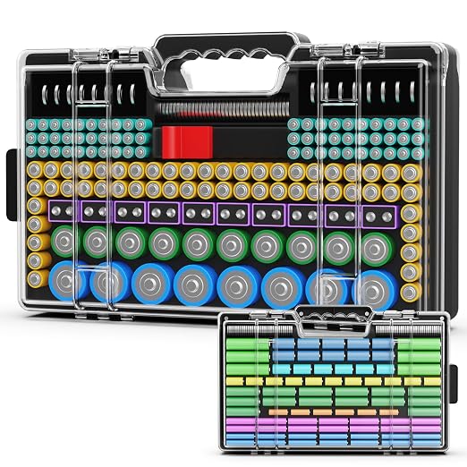 Narotood Battery Organizer Storage Holder Box Case by Narotood
