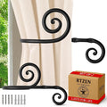 RTZEN Metal Curtain Tiebacks, Drapery Holders by RTZEN