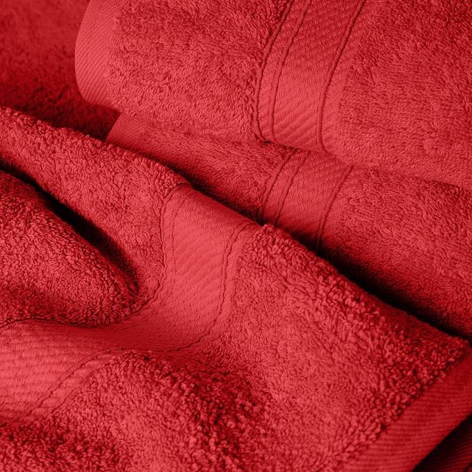Superior Egyptian Cotton Plush & Absorbent, Bath Towel Set of 4, Soft Luxury - Image 3