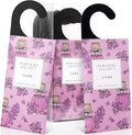 Large 12 Packs Lilac Hanging Scented Sachets Long-Lasting Closet Deodorizer Air by ROSECOTTAGE