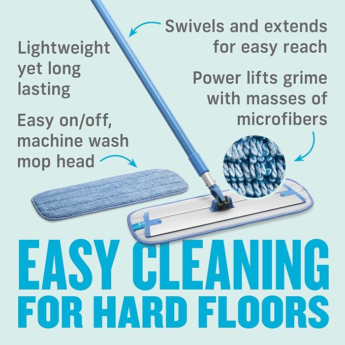 E-Cloth Deep Clean Mop for Home Cleaning, No Refills or Spray Needed | Reusable - Image 2