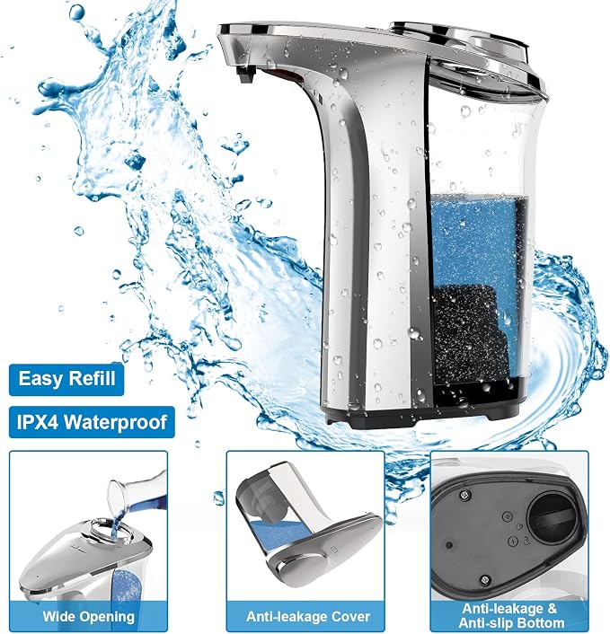 Automatic Soap Dispenser, 17oz Touchless Liquid Dish Soap Dispenser Kitchen | - Image 5