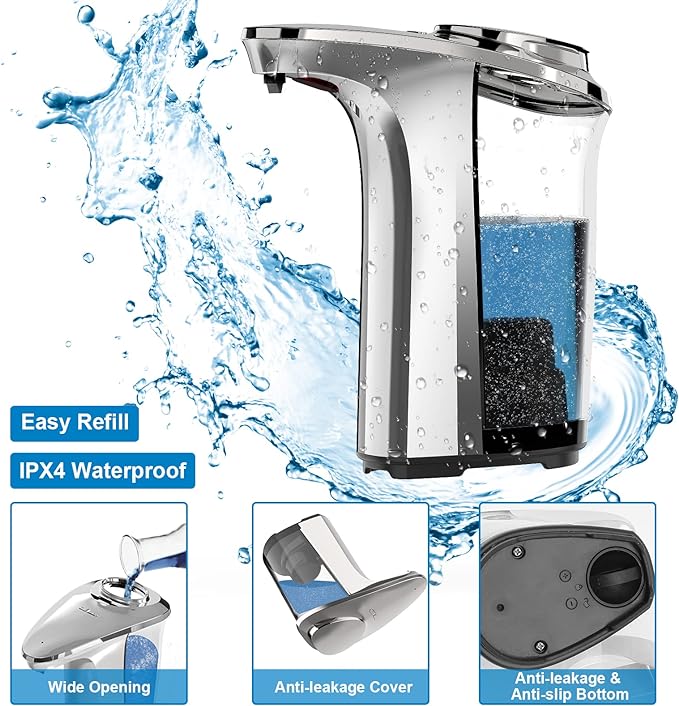 Automatic Soap Dispenser, 17oz Touchless Liquid Dish Soap Dispenser Kitchen | - Image 5