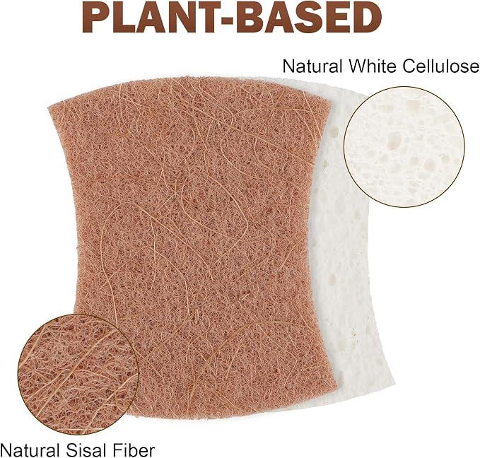 Orighty Non-Scratch Scrub Sponge, Non-Stick Cookware, Washing Dishes, and - Image 2