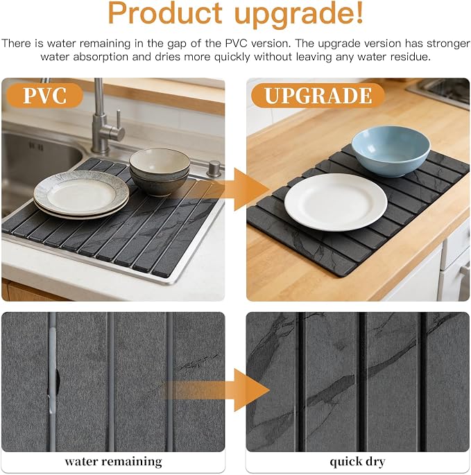Stone Dish Drying Mat for Kitchen - Image 5