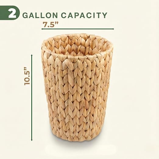 84ECO 2-Pack Wicker Trash Cans - Image 7