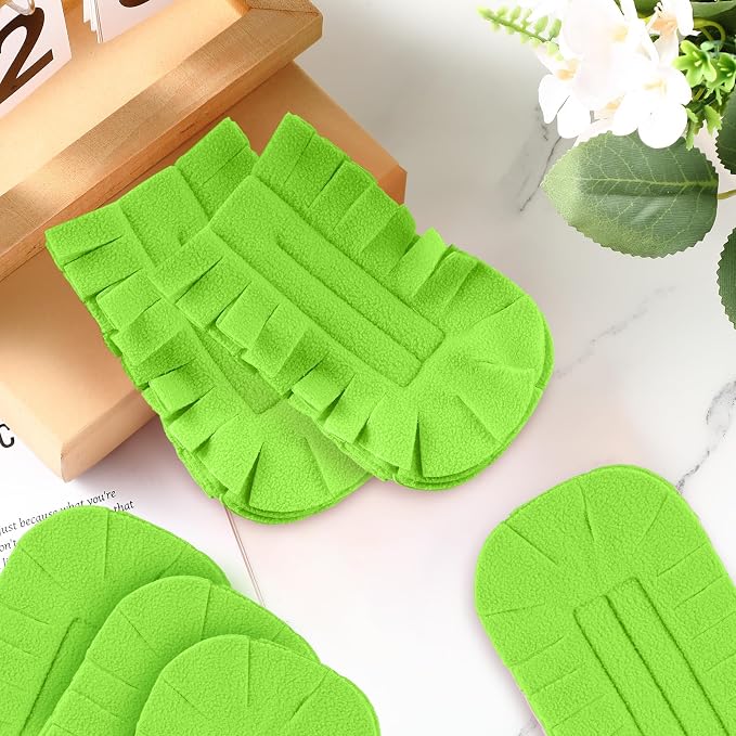 Zubebe 6 Pcs Reusable Duster Refills Fleece, Olive Green | Soft Polyester Fiber - Image 6