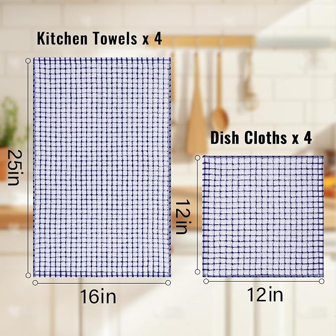 Homaxy Kitchen Towels and Dishcloths Set - Image 3