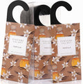 Large 12 Packs Vanilla Hanging Scented Sachets Long-Lasting Closet Deodorizer by ROSECOTTAGE