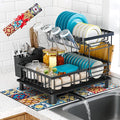 2 Tier Large Detachable Dish Drying Rack by IMXSUMDA
