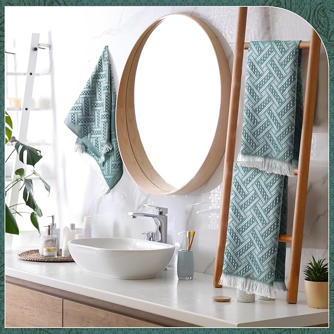HunnmingRe 8 Pack Boho Hand Towel - Image 7