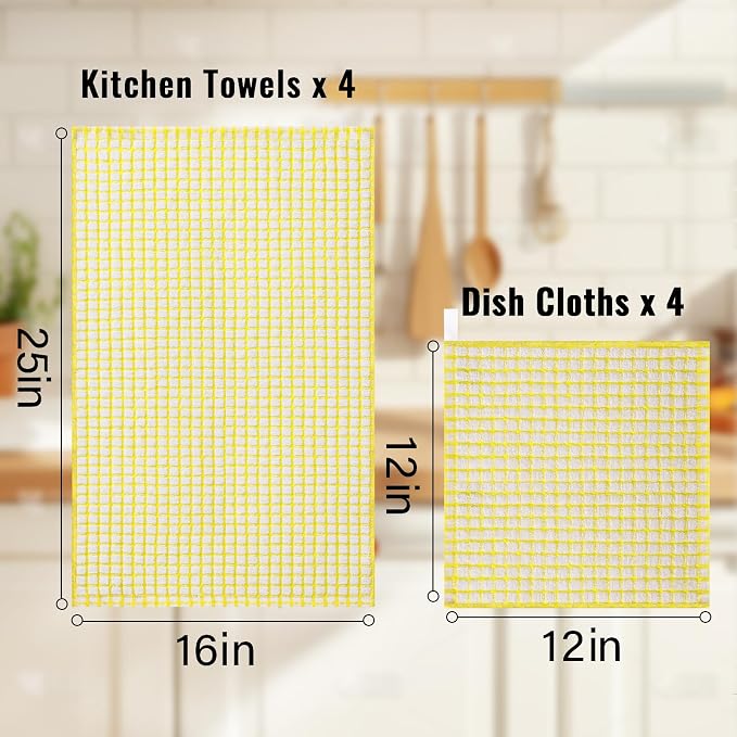 Homaxy Kitchen Towels and Dishcloths Set - Image 3