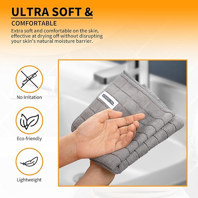 Hand Towels, 12 Pack 25''*15'' Gym Towels - Image 4