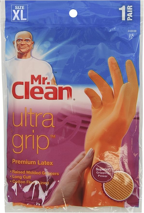 Mr. Clean Ultra Grip, Heat Resisting, Soft Cotton Flock Lining, Extreme - Image 2