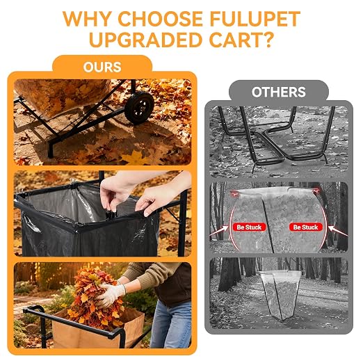 Trash Bag Holder and Metal Leaf Bag Holder - Image 4