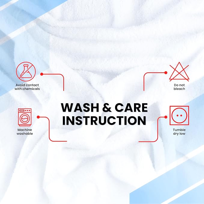 Infinitee Xclusives 100% Cotton Bath Towel Set – 8 Piece Bathroom Towel Set | – - Image 7