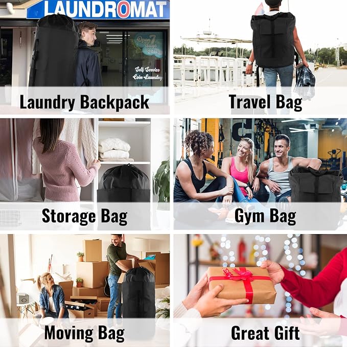 Laundry Backpack Bag 125L Extra Large, Heavy Duty - Image 7