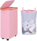 iEGrow 75L Laundry Basket with Wheels, Clothes Hamper by iEGrow