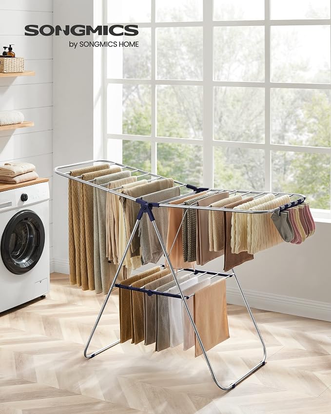SONGMICS Clothes Drying Rack, - Image 2