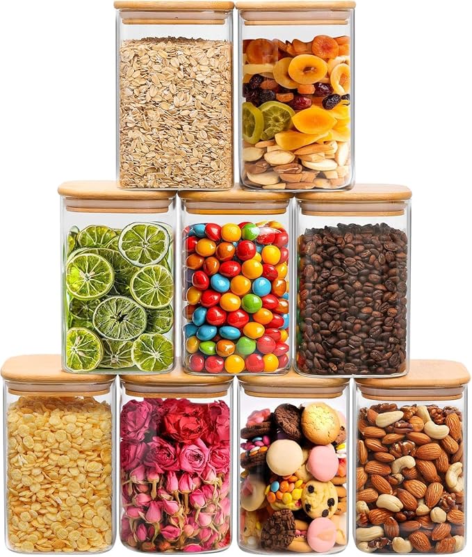 ComSaf Square Glass Containers by ComSaf