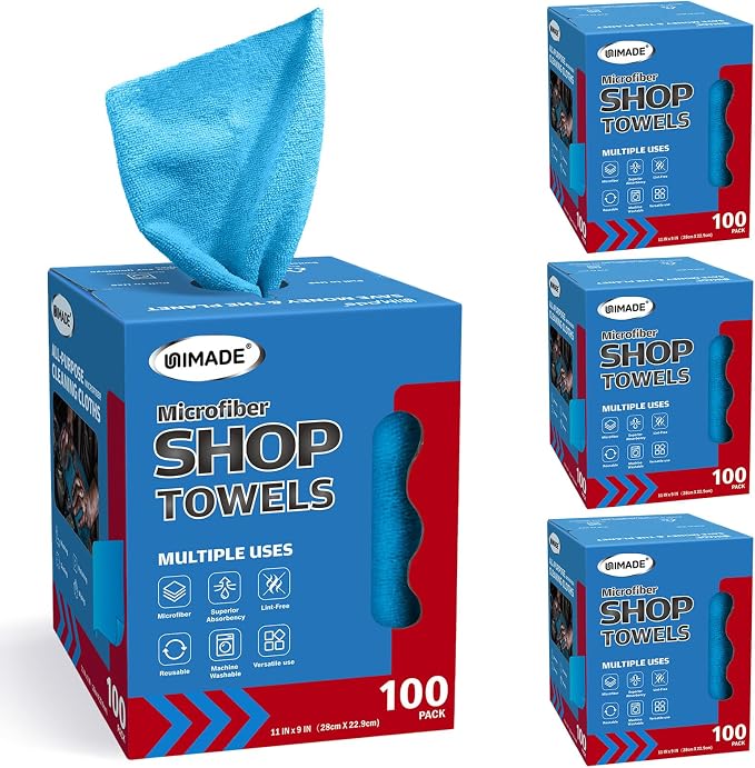 UNIMADE Shop Rags, 4 Boxes by Unimade