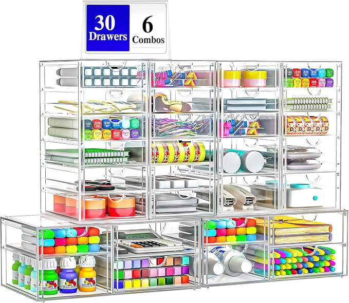 ARSTPEOE 30-Drawer Acrylic Storage & Makeup Organizer by ARSTPEOENeatChic