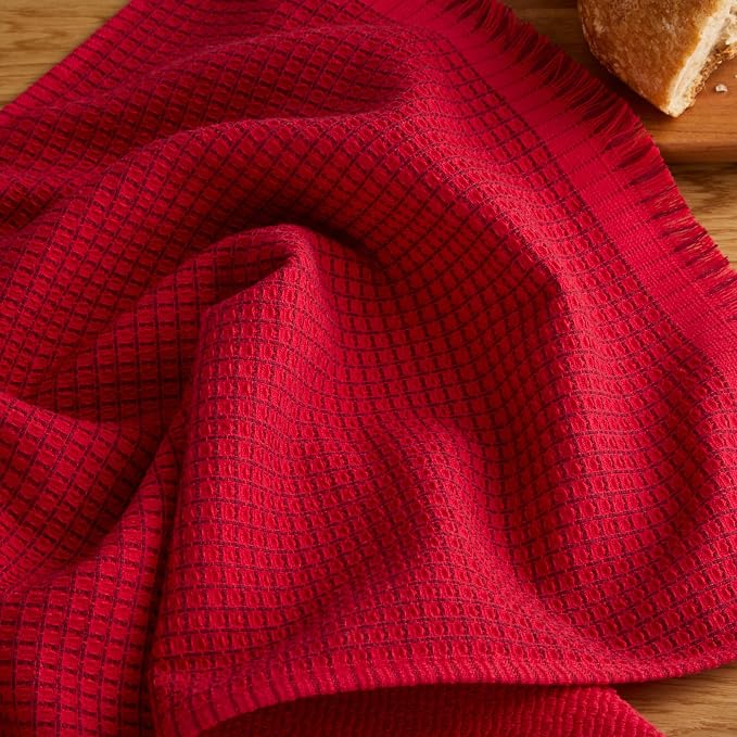 KitchenAid Gourmet Series Gridlines Kitchen Towels 3-Pack Set, 100% Cotton - Image 5